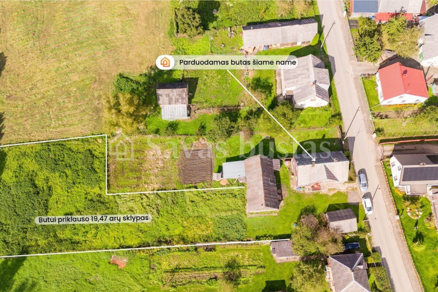 Parduodamas namas Šaukėnų mstl., Kelmės r. sav., 64.84 m2 ploto, 2 aukštai 19