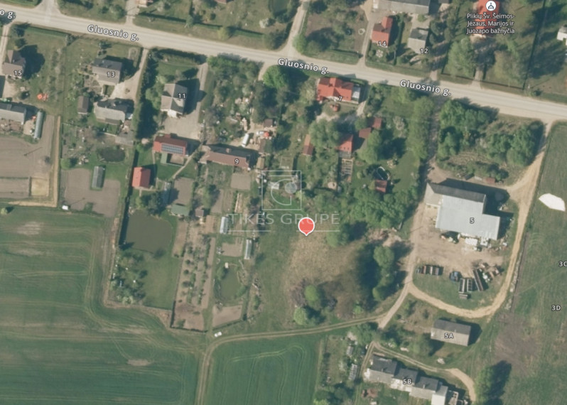 Parduodamas  sklypas Gluosnio g., Plikių mstl., Klaipėdos r. sav., 34 a ploto 1