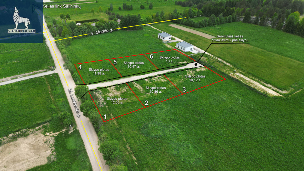 Parduodamas kitos paskirties sklypas Meilės Lukšienės g., Salininkai, Vilniaus m., Vilniaus m. sav., 10 a ploto 2