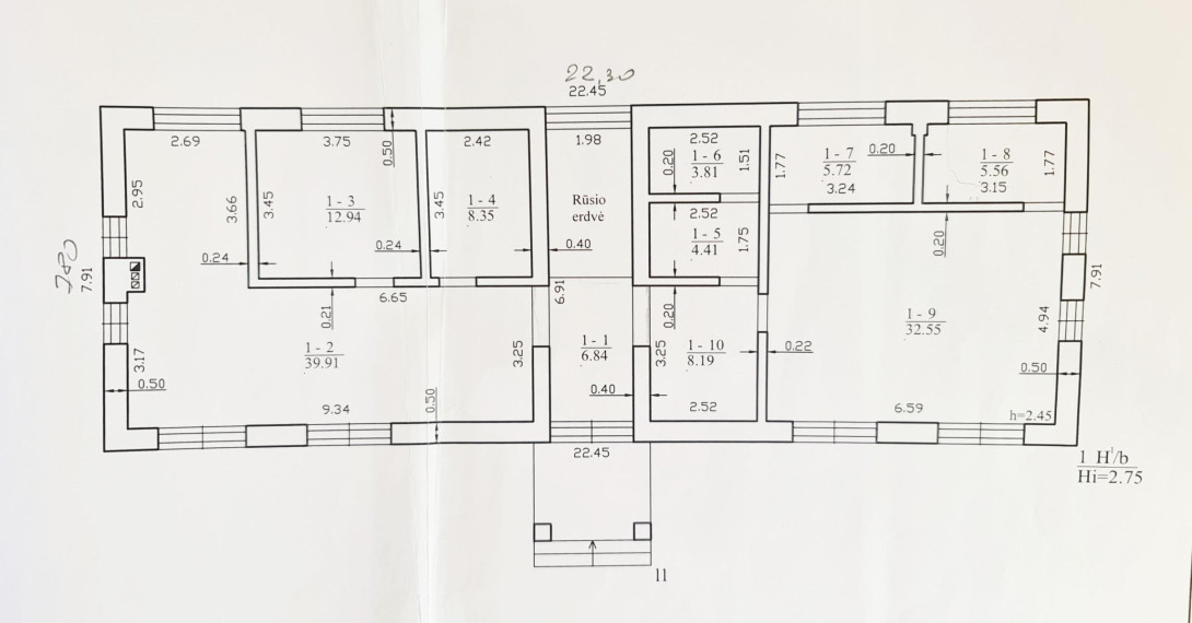 Parduodamos patalpos Piliakalnio g., Šilėnų k., Šiaulių r. sav., 368.41 m² ploto 25