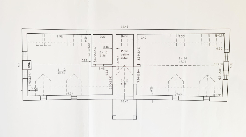 Parduodamos patalpos Piliakalnio g., Šilėnų k., Šiaulių r. sav., 368.41 m² ploto 27