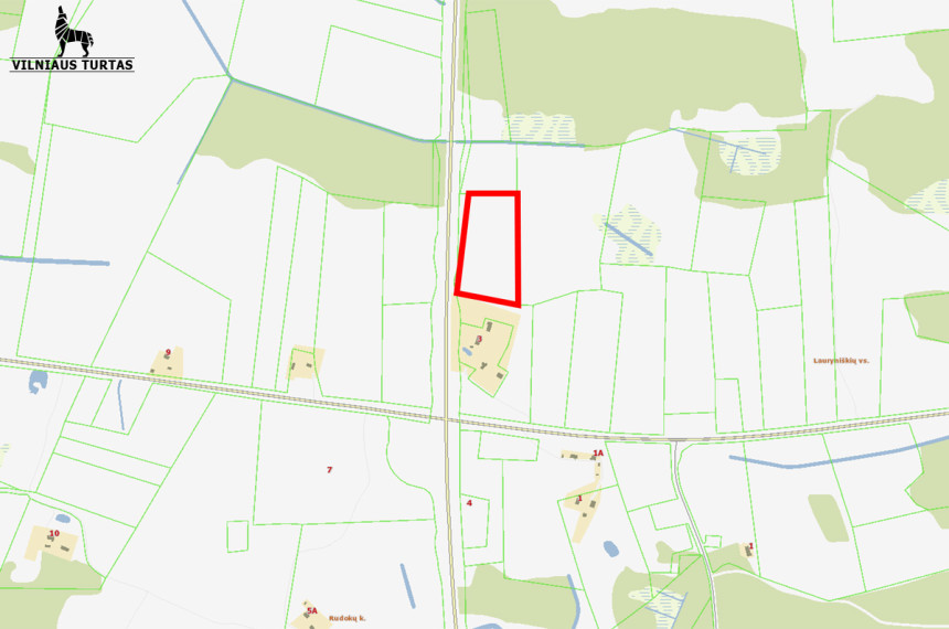 Parduodamas  sklypas Rudokų k., Molėtų r. sav., 200 a ploto 10