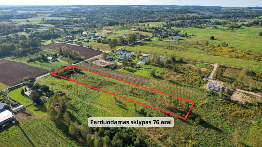 Parduodamas  sklypas Aukštoji g., Karklėnų k., Vilniaus r. sav., 76 a ploto 3