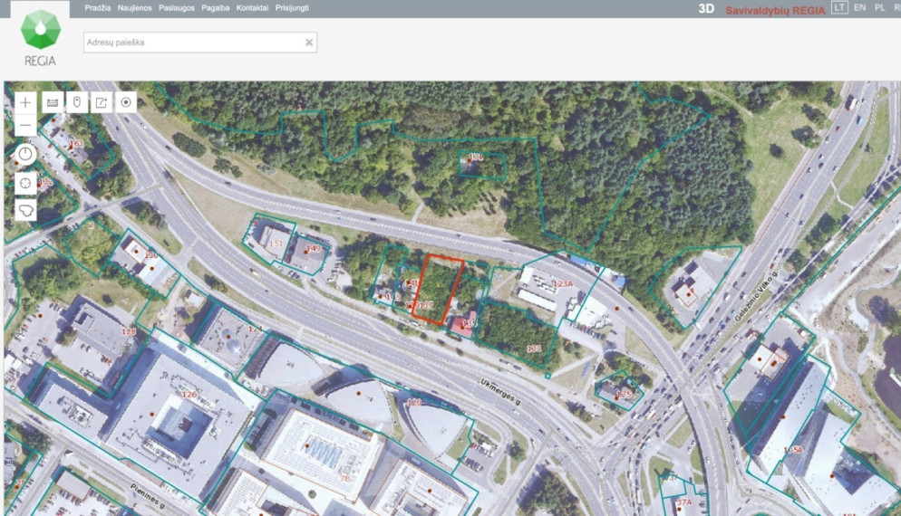 Nuomojamas  sklypas Ukmergės g., Šnipiškės, Vilniaus m., Vilniaus m. sav., 12.7 a ploto 6