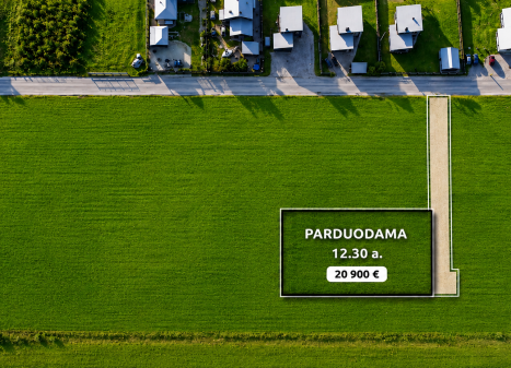 Parduodamas sklypas Smėlio g., Kiauleikių k., Kretingos r. sav., 12.30 a ploto Parduodamas sklypas Smėlio g., Kiauleikių k., Kretingos r. sav., 12.30 a ploto
