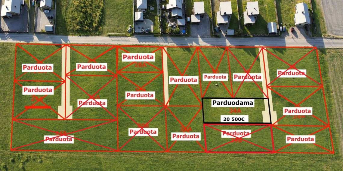 Parduodamas sklypas Smėlio g., Kiauleikių k., Kretingos r. sav., 12.30 a ploto 1