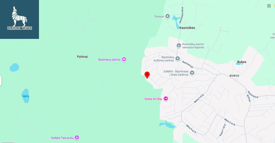 Parduodamas  sklypas Pušyno al., Rastinėnų k., Vilniaus r. sav., 12 a ploto 20
