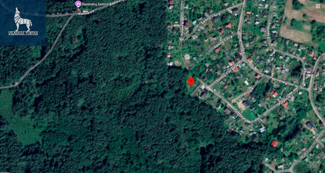 Parduodamas  sklypas Pušyno al., Rastinėnų k., Vilniaus r. sav., 12 a ploto 21
