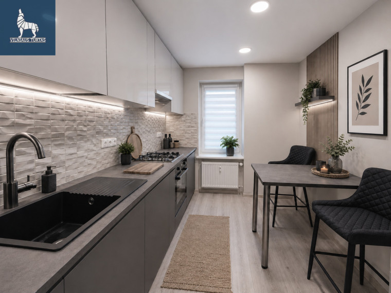 Nuomojamas butas Liepų g., Molėtų m., Molėtų r. sav., 50 m2 ploto, 2 kambariai 1