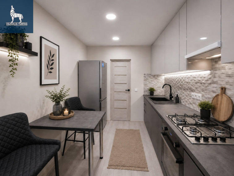 Nuomojamas butas Liepų g., Molėtų m., Molėtų r. sav., 50 m2 ploto, 2 kambariai 2