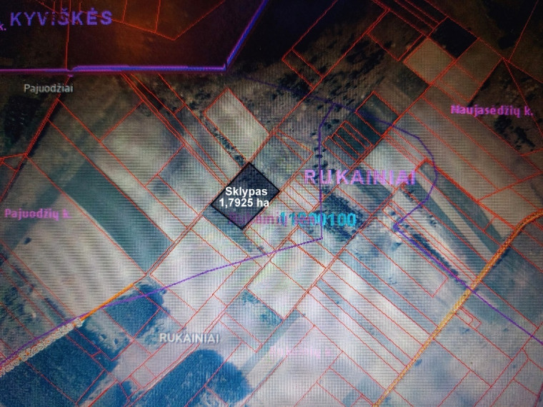 Parduodamas žemės ūkio paskirties sklypas Kunigo Povilo Ksavero Bžostovskio g.,, Rukainių k., Vilniaus r. sav., 180 a ploto 3