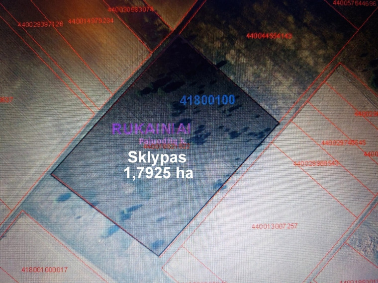 Parduodamas žemės ūkio paskirties sklypas Kunigo Povilo Ksavero Bžostovskio g.,, Rukainių k., Vilniaus r. sav., 180 a ploto 4