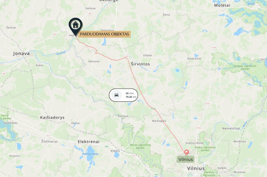 Parduodamas namas Šventosios g., Veprių mstl., Ukmergės r. sav., 82 m2 ploto, 2 aukštai 42