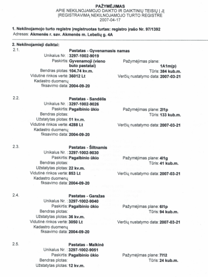 Parduodamas namas Lebelių g., Akmenės m., Akmenės r. sav., 104.74 m² ploto 3 kambariai 27