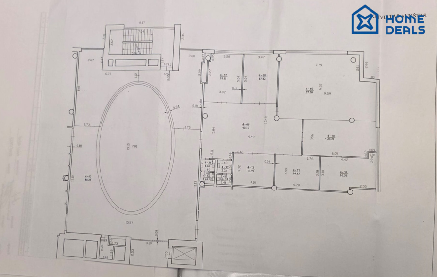 Parduodamos patalpos Ulonų g., Šiaurės miestelis, Vilniaus m., Vilniaus m. sav., 217.50 m² ploto 31