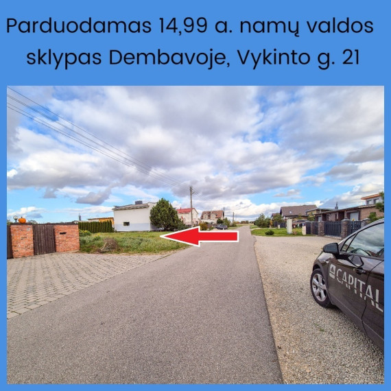 Parduodamas kitos paskirties sklypas Vykinto g., Dembavos k., Panevėžio r. sav., 14.99 a ploto 6