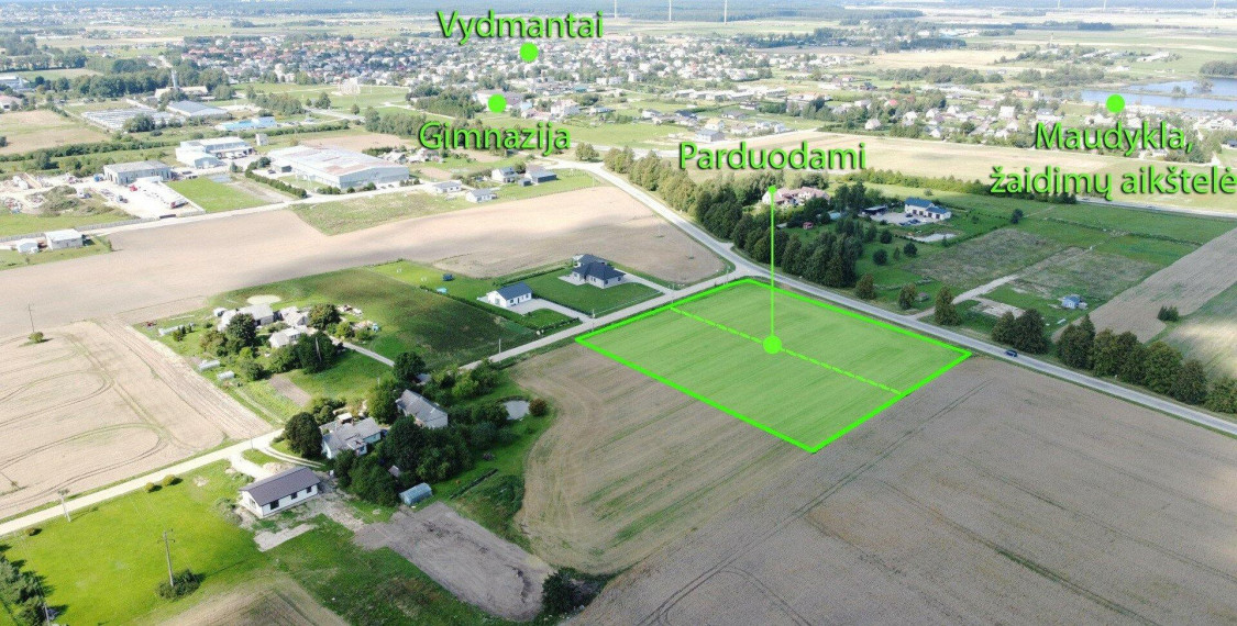 Parduodamas sklypas Babilonijos g., Vydmantų k., Kretingos r. sav., 51 a ploto 6