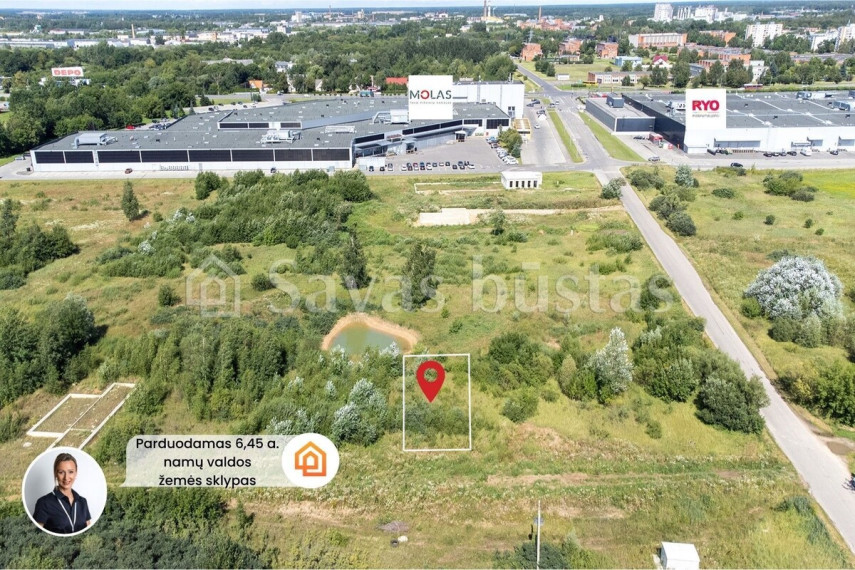 Parduodamas  sklypas Kniaudiškių g., Panevėžio m., Panevėžio m. sav., 6.45 a ploto 1