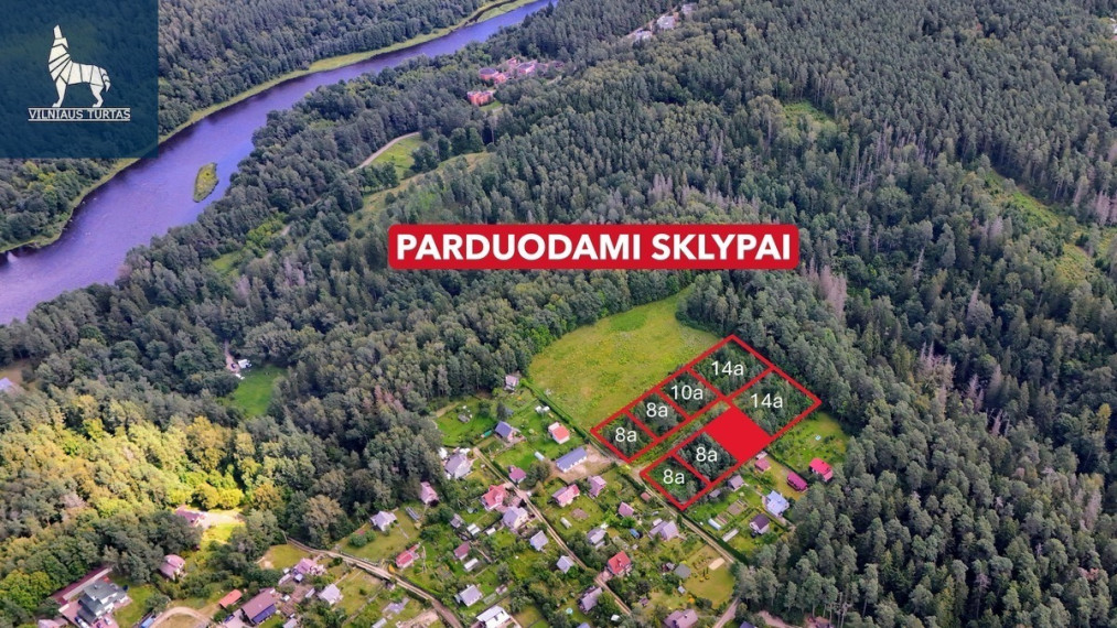 Parduodamas  sklypas Medžiotojų g., Vosyliukų k., Trakų r. sav., 8 a ploto 1