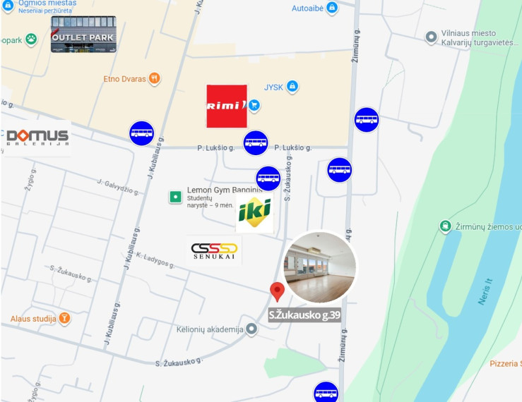 Parduodamos administracinės, paslaugų, prekybos patalpos S. Žukausko g., Šiaurės miestelis, Vilniaus m., Vilniaus m. sav., 127.11 m2 ploto 26