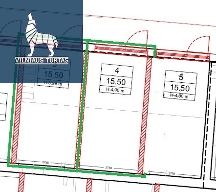 Parduodamas butas Laisvės pr. , Šeškinė, Vilniaus m., Vilniaus m. sav., 25.5 m2 ploto, 2 kambariai 2