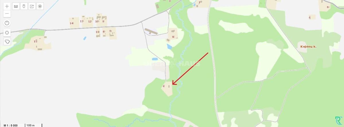 Parduodamas namų valdos paskirties sklypas Šilininkų k., Raseinių r. sav., 16 a ploto 17
