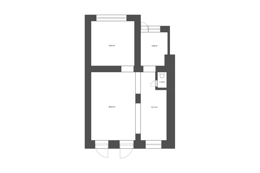 Nuomojamos administracinės, kitos paskirties patalpos Daukšos g., Senamiestis, Kauno m., Kauno m. sav., 65.14 m2 ploto 12