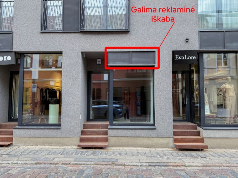 Nuomojamos administracinės, paslaugų, prekybos patalpos Pilies g., Senamiestis, Kauno m., Kauno m. sav., 102.31 m2 ploto 2
