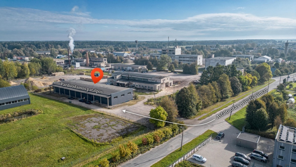 Parduodamos gamybinės, sandėliavimo patalpos Kalnalaukio g., Širvintų m., Širvintų r. sav., 1053.3 m2 ploto 1