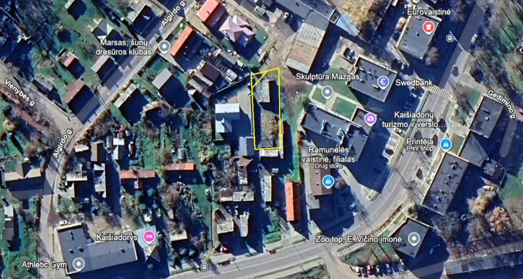 Parduodamas namas Gedimino g., Kaišiadorių m., Kaišiadorių r. sav., 64.31 m2 ploto, 1 aukštai 11