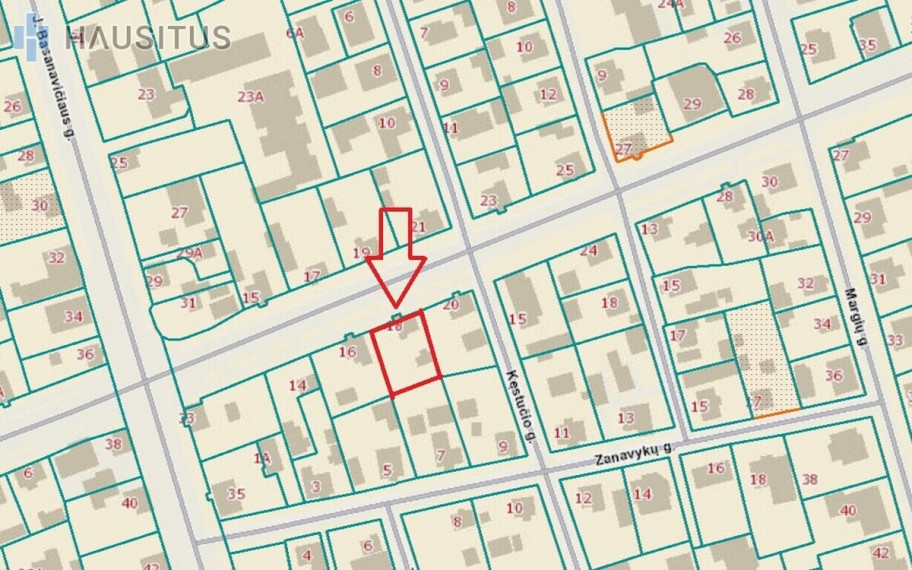 Parduodamas sklypas Aukštaičių g., , Panevėžyje, 6.46 a ploto 7