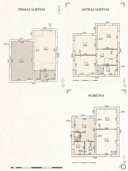 Parduodamas namas Pavasario 1-oji g., Bratoniškių k., Vilniaus r. sav., 193.57 m2 ploto, 2 aukštai 31