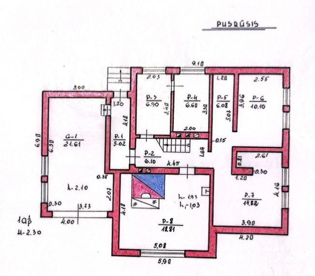 Parduodamas namas Švyturio g., Anykščiuose, 96.69 kv.m ploto 40