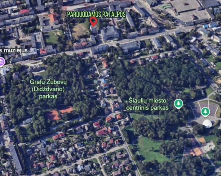 Parduodamos administracinės, gamybinės, kitos paskirties, maitinimo, paslaugų, prekybos, sandėliavimo patalpos Aušros al., Centras, Šiaulių m., Šiaulių m. sav., 1736.16 m2 ploto 39