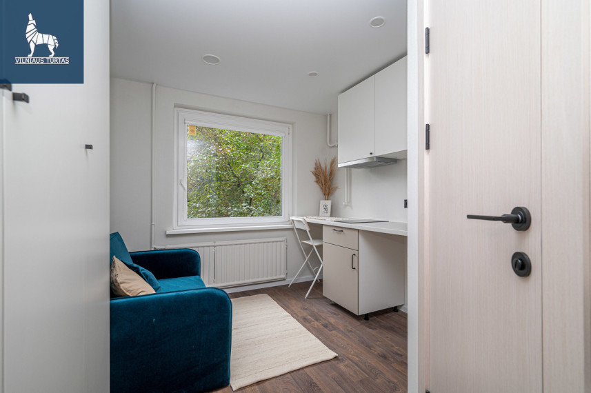 Nuomojamas butas Žirmūnų g., Žirmūnai, Vilniaus m., Vilniaus m. sav., 14 m2 ploto, 1 kambariai 4