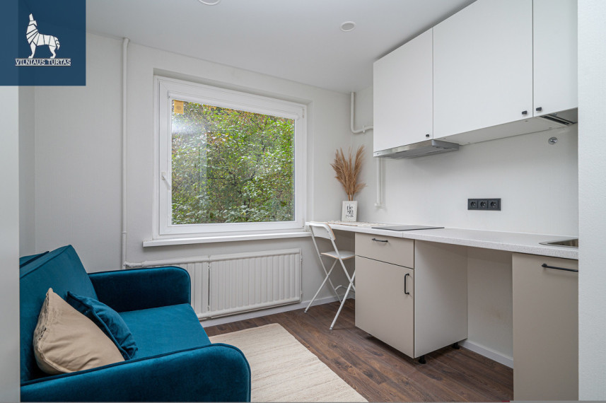 Nuomojamas butas Žirmūnų g., Žirmūnai, Vilniaus m., Vilniaus m. sav., 14 m2 ploto, 1 kambariai 5
