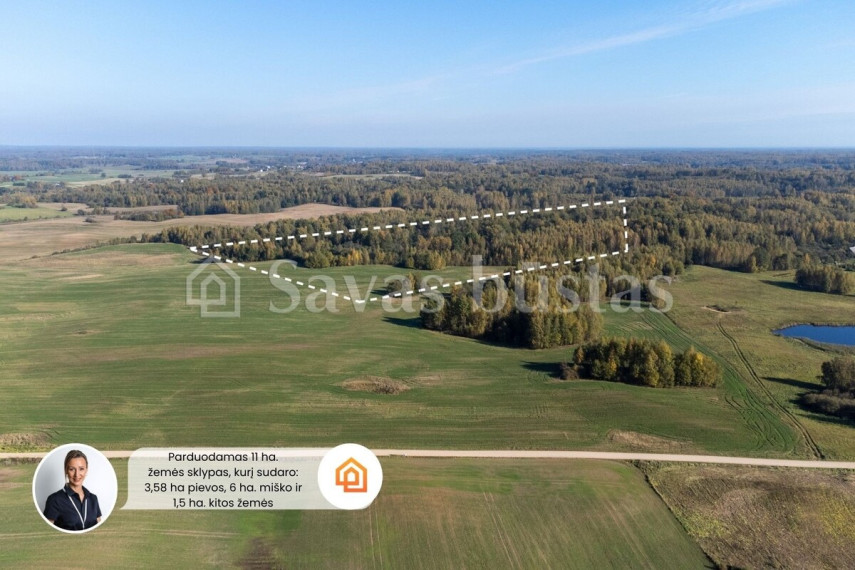 Parduodamas  sklypas Šluiniškių k., Vilniaus r. sav., 1135 a ploto 1