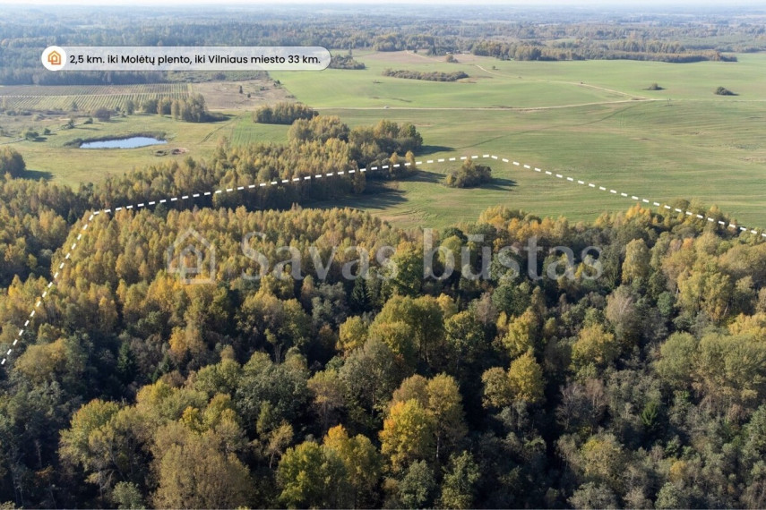 Parduodamas  sklypas Šluiniškių k., Vilniaus r. sav., 1135 a ploto 5