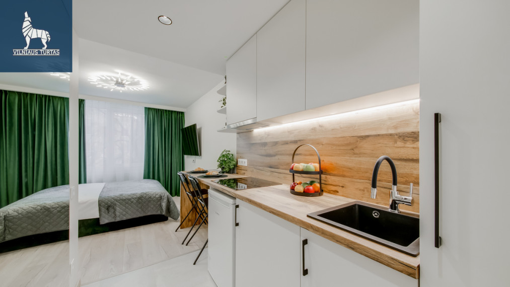 Nuomojamas butas Studentų g., Žvėrynas, Vilniaus m., Vilniaus m. sav., 17.2 m2 ploto, 1 kambariai 3