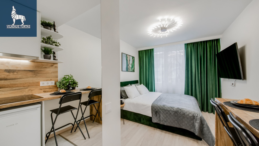 Nuomojamas butas Studentų g., Žvėrynas, Vilniaus m., Vilniaus m. sav., 17.2 m2 ploto, 1 kambariai 7