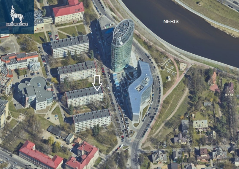 Nuomojamas butas Studentų g., Žvėrynas, Vilniaus m., Vilniaus m. sav., 17.2 m2 ploto, 1 kambariai 17