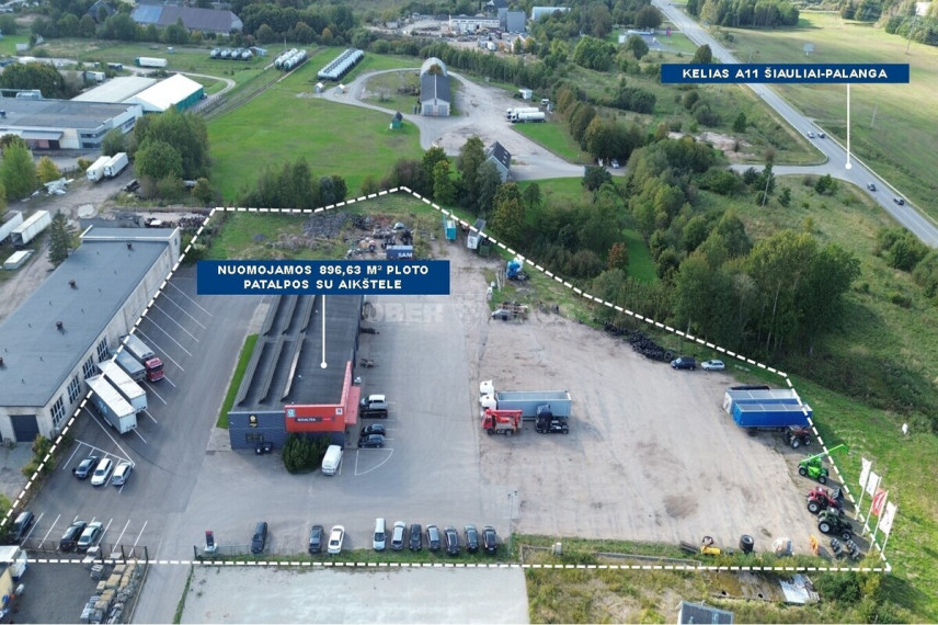 Nuomojamos gamybinės, sandėliavimo patalpos Šiaulių pl., Telšių m., Telšių r. sav., 896.63 m2 ploto 2