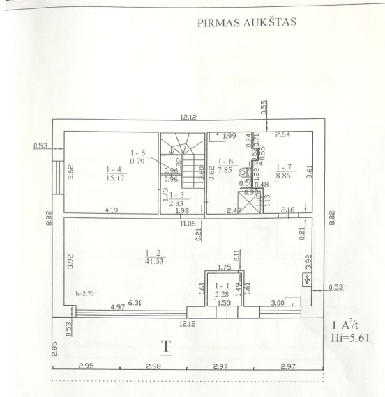 Parduodamas namas S. B. Jundzilo g., Kairėnai, Vilniaus m., Vilniaus m. sav., 141.26 m2 ploto, 2 aukštai 38