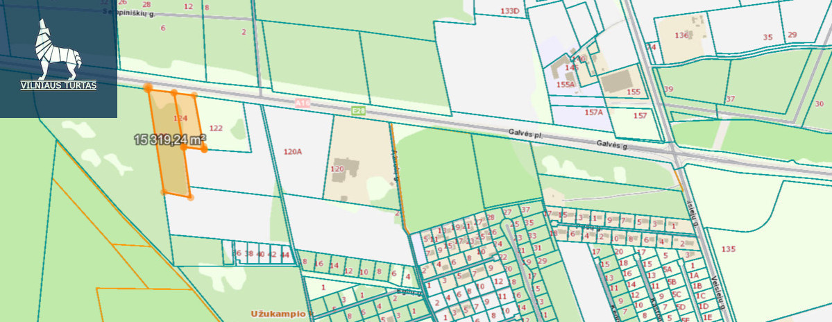 Parduodamas kitos paskirties sklypas Dobrovolės vs., Vilniaus r. sav., 153 a ploto 6