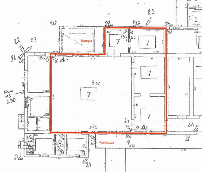 Nuomojamos  patalpos Vėjų g., Noreikių k., Šiaulių r. sav., 237.71 m2 ploto 5