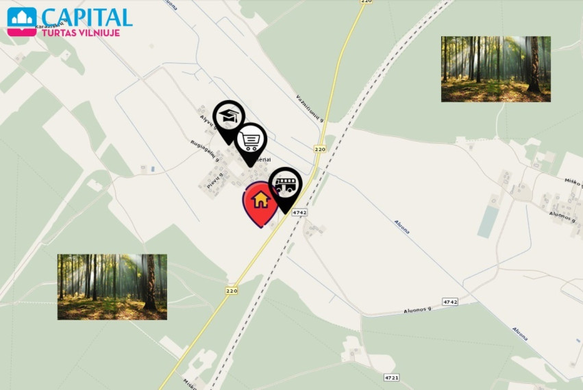 Parduodamas kitos paskirties sklypas Rugiagėlių g., Šklėrių k., Trakų r. sav., 28.7 a ploto 14