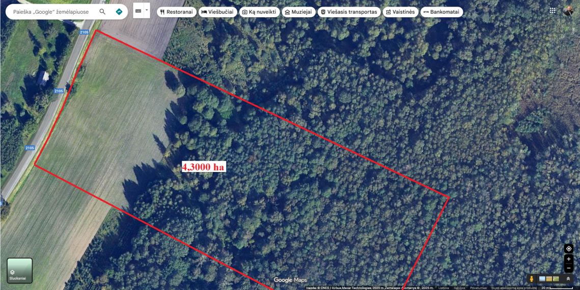 Parduodamas sklypas Giedrių k., Šiaulių r. sav., 430 a ploto 1
