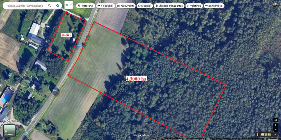 Parduodamas sklypas Giedrių k., Šiaulių r. sav., 430 a ploto 2
