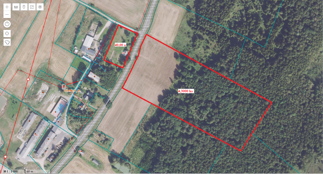 Parduodamas sklypas Giedrių k., Šiaulių r. sav., 430 a ploto 4
