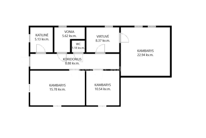 Parduodamas namas Pamario g. , Kintų mstl., Šilutės r. sav., 78.66 m2 ploto, 2 aukštai 13